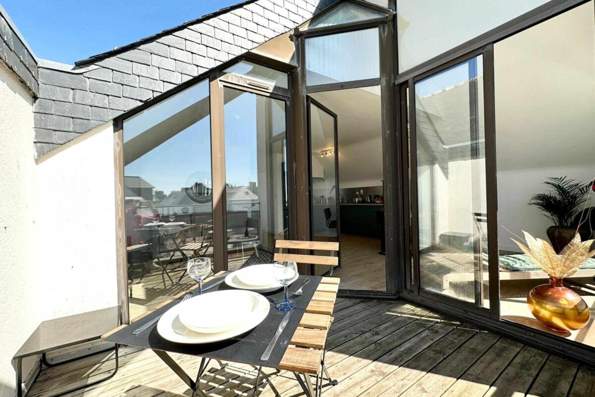 T2 Neuf Top Cocooning Terrasse - Face A La Mer Пломер Екстериор снимка