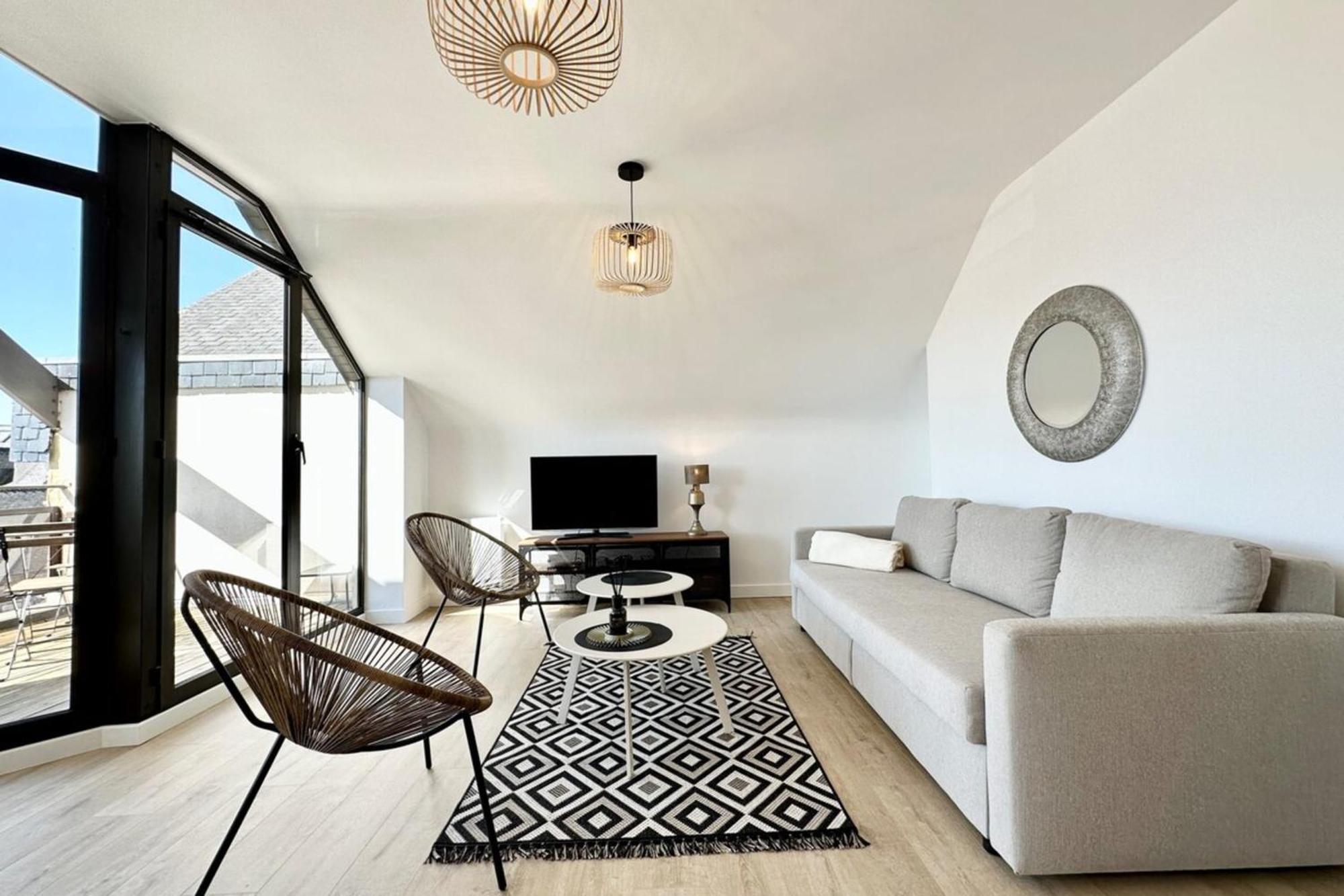 T2 Neuf Top Cocooning Terrasse - Face A La Mer Пломер Екстериор снимка